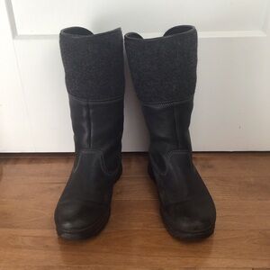 Leather and Wool Winter Boot | Comfortable fit